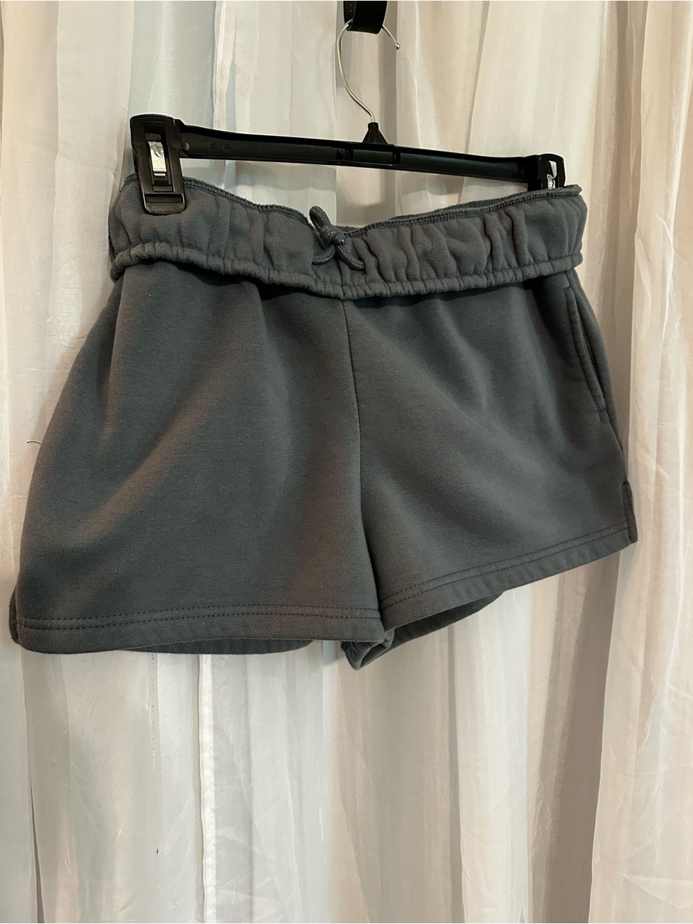 Urban Rebel Women's Relaxed Drawstring Shorts - in Bluish Gray